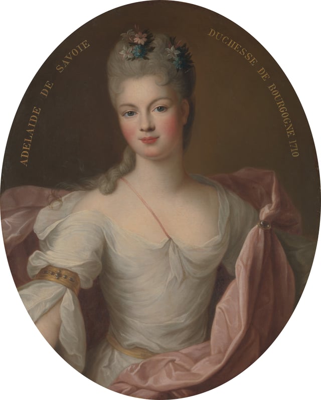 Marie Adélaïde, Duchess of Burgundy, by Pierre Gobert, 1710