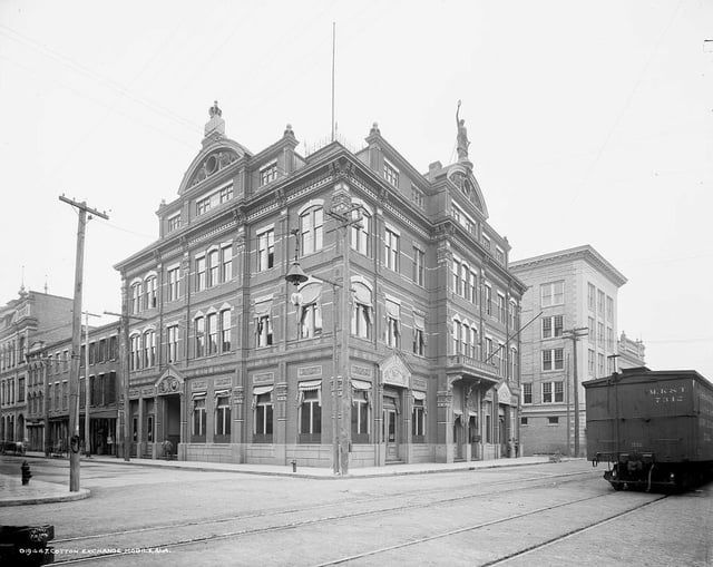 Mobile Cotton Exchange and Chamber of Commerce building, completed in 1886.