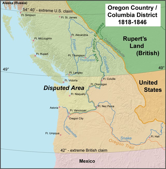 The Oregon Country / Columbia District