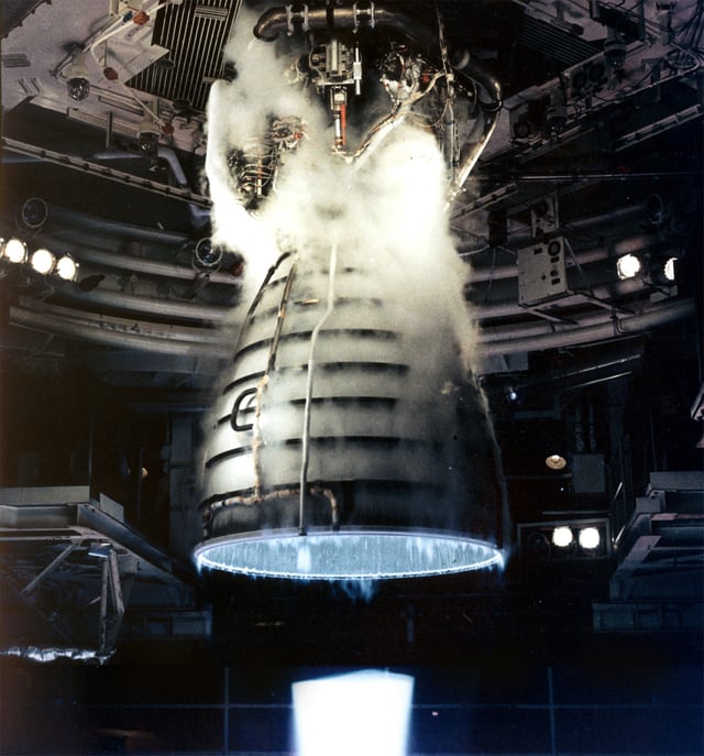 The Space Shuttle Main Engine burnt hydrogen with oxygen, producing a nearly invisible flame at full thrust.