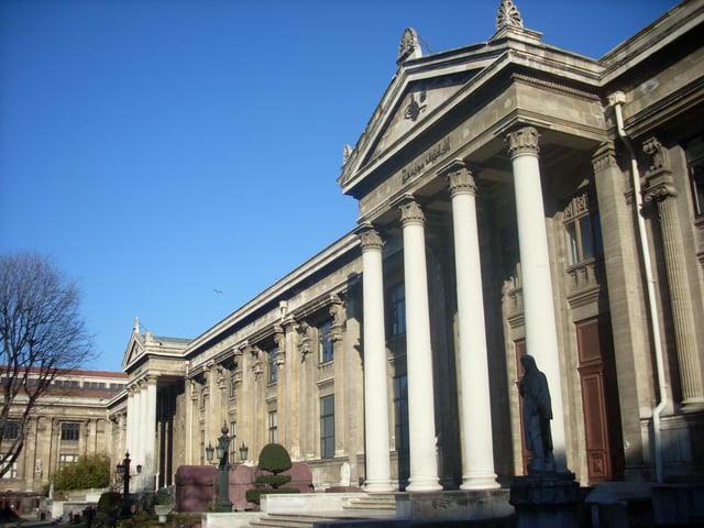 The Istanbul Archaeology Museums, founded by Osman Hamdi Bey in 1891, form Turkey's oldest modern museum.
