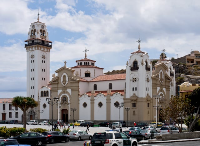 Basilica of the Virgin of Candelaria (Patroness of the Canary Islands) in Candelaria, Tenerife