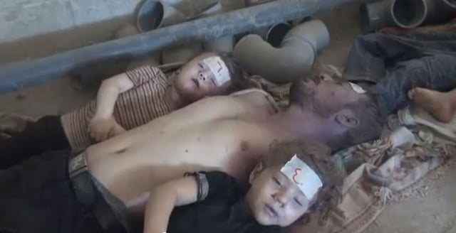 Victims of the Ghouta chemical attack