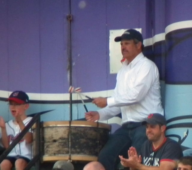 John Adams – who (along with his drum) has been an iconic fixture at Indians home games for over 40 years.