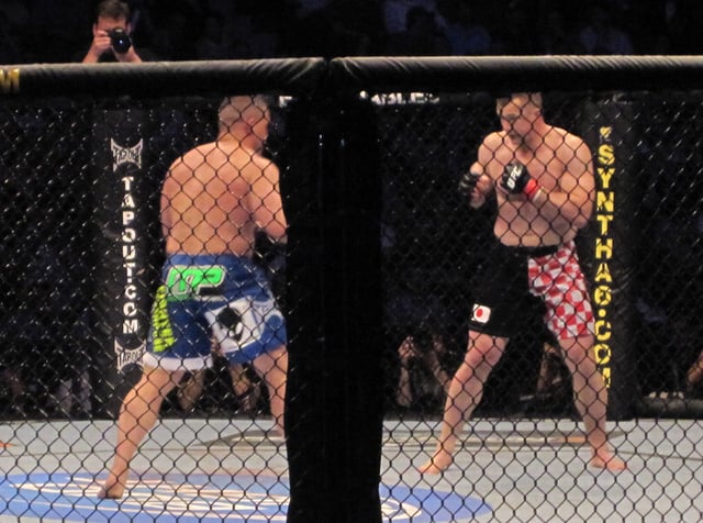 Mirko Cro Cop defeated Pat Barry by submission due to a rear-naked choke at UFC 115 in Vancouver, British Columbia, Canada.