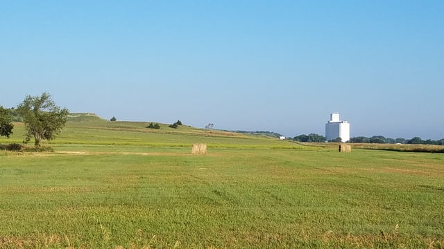 The Great Plains near a farming community in central Kansas