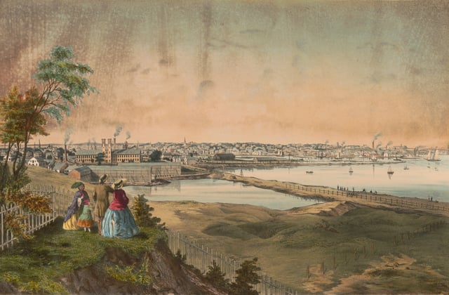 Providence in the mid-19th century