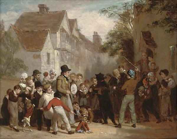 The dancing bear by William Frederick Witherington, 1822