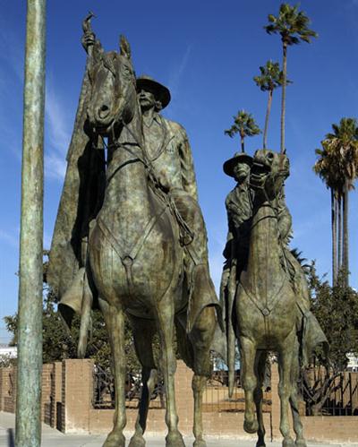 Thomas Fallon equestrian statue; 10th Mayor of San Jose.