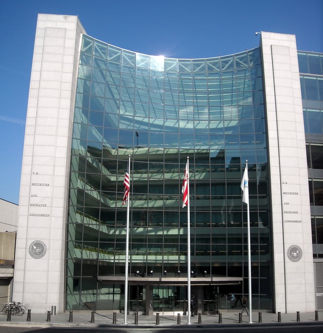 U.S. Securities and Exchange Commission headquarters in Washington, D.C., near Union Station