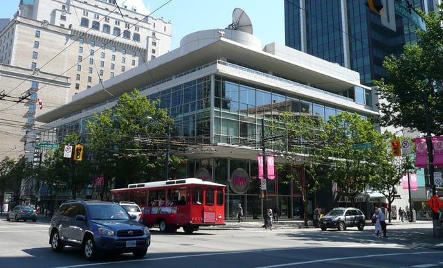 750 Burrard Street houses Bell Media's West Coast headquarters and the regional offices for The Globe and Mail.