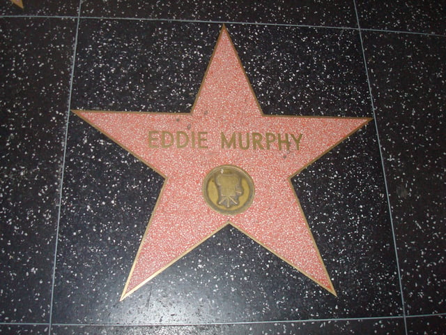 Eddie Murphy's star on the Hollywood Walk of Fame