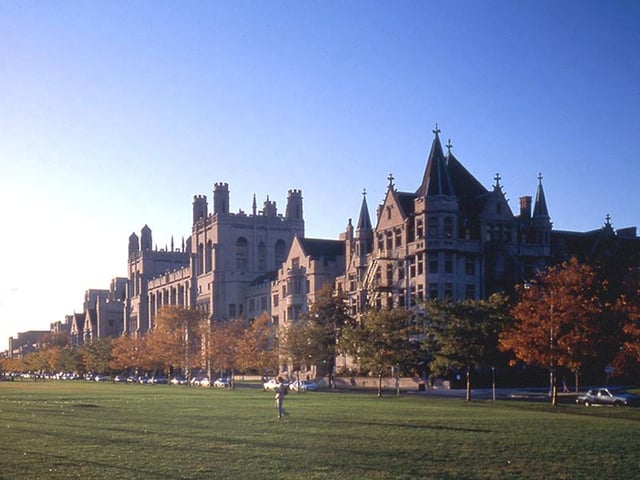 View from the Midway Plaisance.