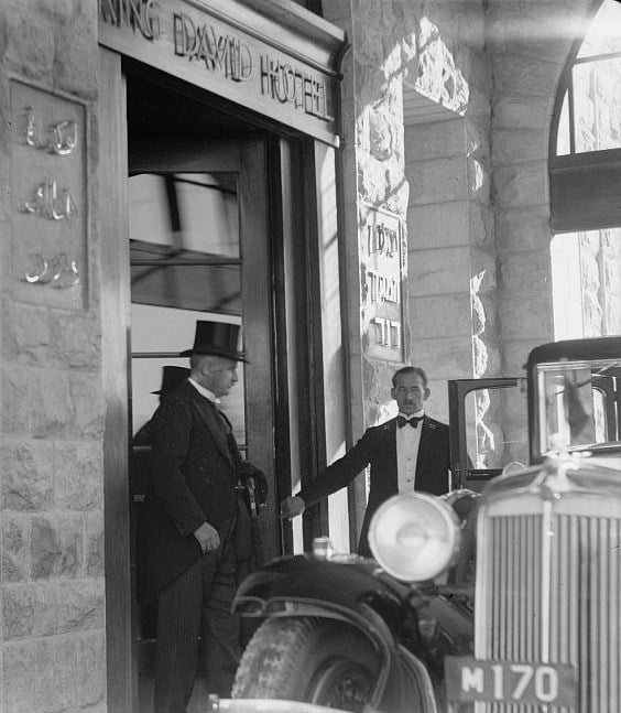 Lord Peel arrives in Mandatory Palestine on 11 November 1936. Privately, Peel believed that most Jews would remain in the Diaspora.