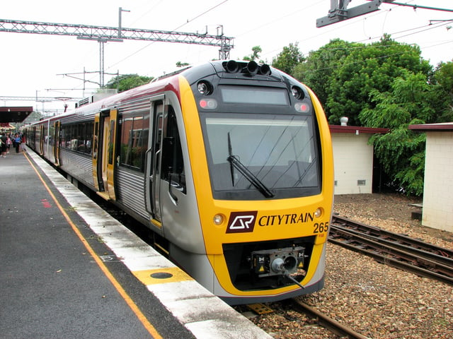 Queensland Rail Suburban Multiple Unit at Nambour Station
