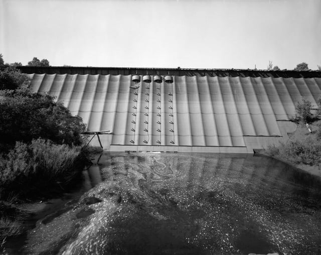 Red Ridge steel dam, built 1905, Michigan
