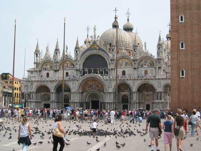St Mark's Basilica, the seat of the Patriarch of Venice