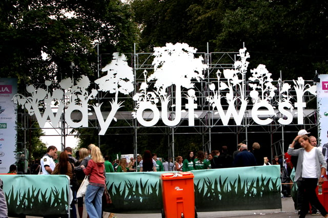 Entrance to the Way Out West Festival