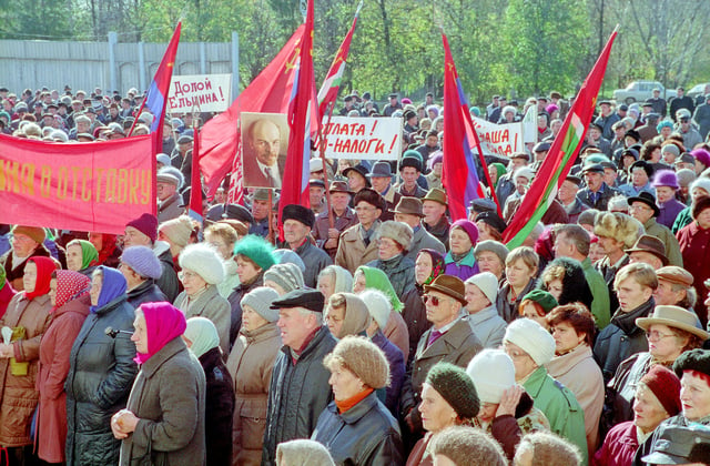 Anti-Yeltsin protests