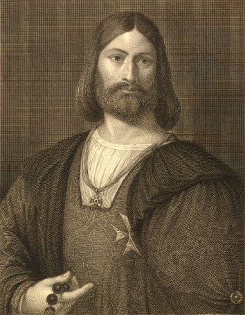 Bust portrait of a Knight of Malta