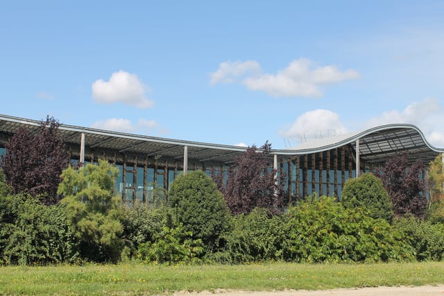 The research center of Danone in the business cluster of Paris-Saclay, France