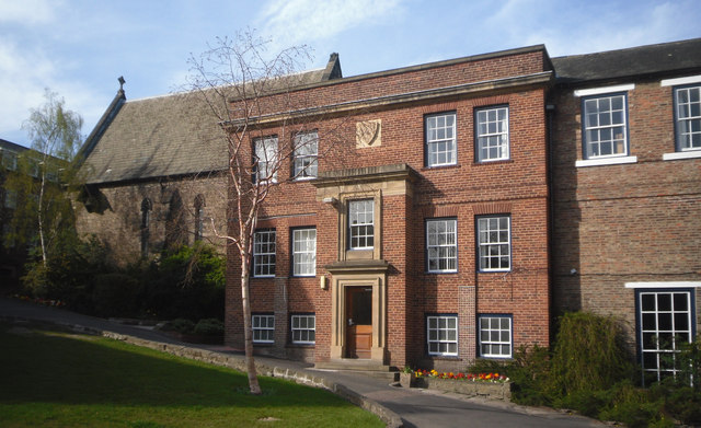 Hatfield College, one of the five colleges along the Bailey