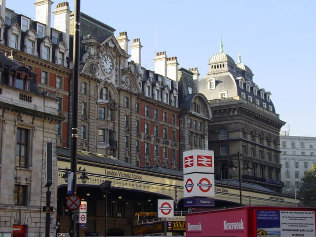 Façade of London Victoria