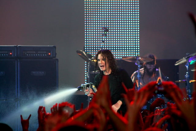 Osbourne at the 2009 BlizzCon concert held in Anaheim, California.