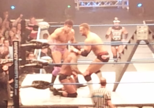 Magnus and Ethan Carter III attacked Gunner