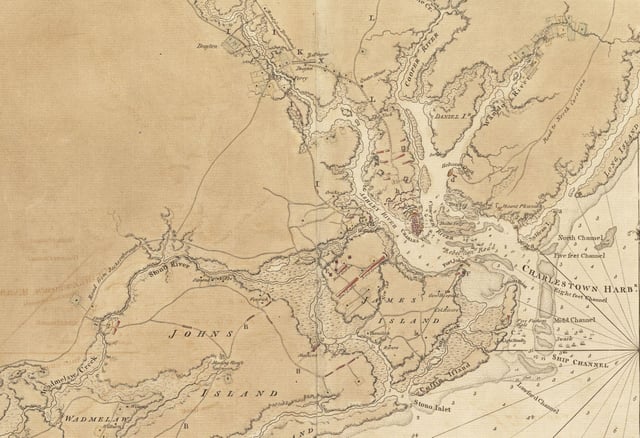 Charlestown and environs in 1780