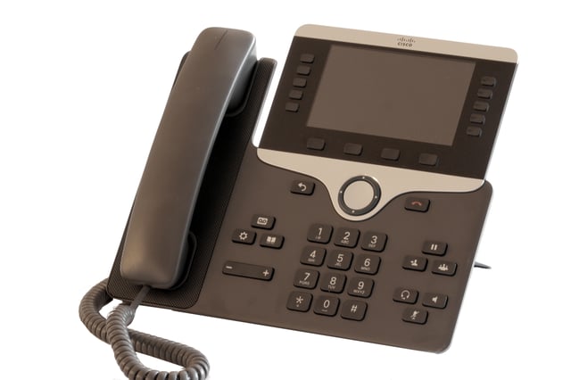 A Cisco 8851 IP Phone