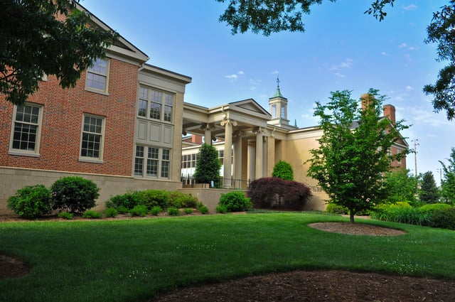 The Knapp-Sanders Building, the home of the School of Government at the University of North Carolina.