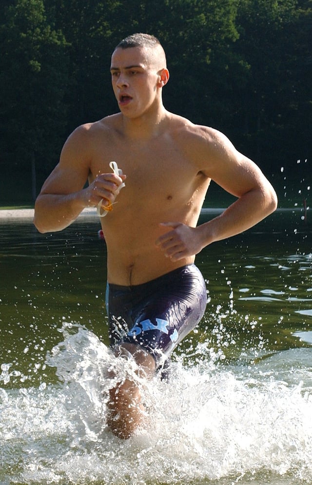Running in water