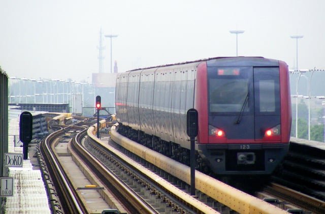 The Tianjin Metro near Liuyuan station