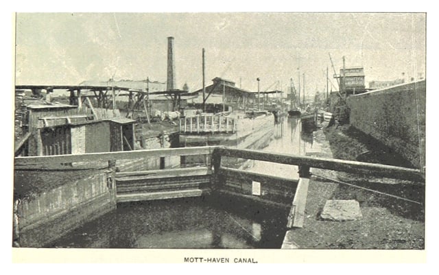 Mott Haven Canal in 1893
