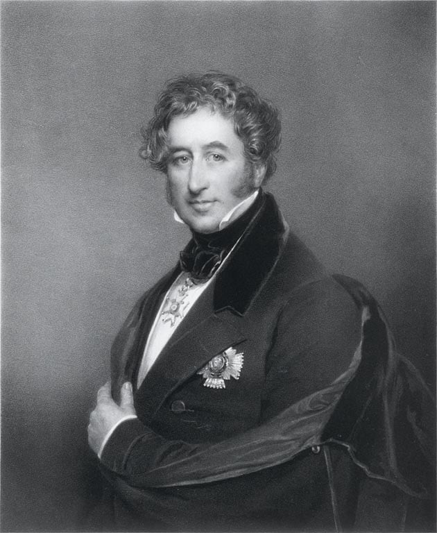 British Foreign Secretary Viscount Palmerston allied himself with French monarch Louis-Philippe.