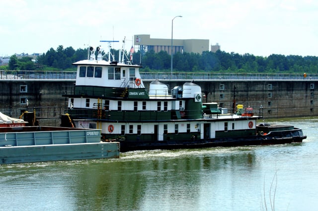 The Crimson White on the Black Warrior River