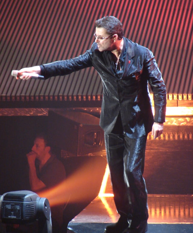 Michael performing in Antwerp, Belgium, 2006