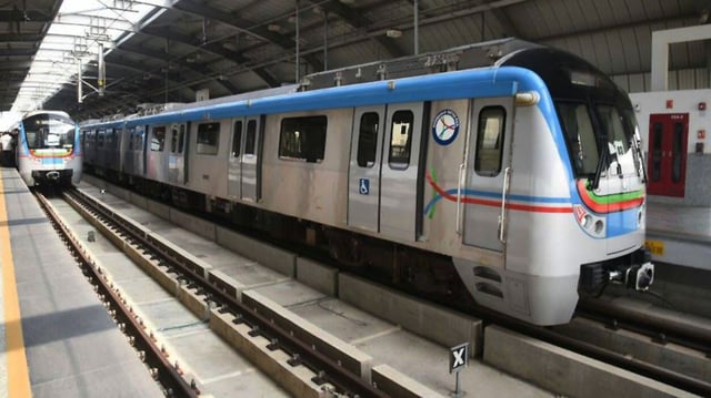 Hyderabad Metro, a new rapid transit system, opened in November 2017.