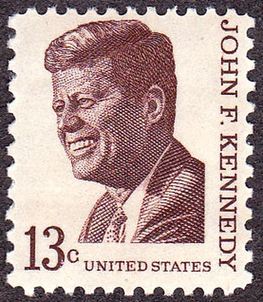 Kennedy on a U.S. postage stamp, issue of 1967