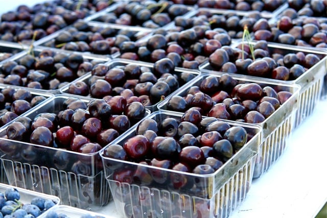 Michigan is the leading U.S. producer of tart cherries, blueberries, pickling cucumbers, navy beans and petunias.