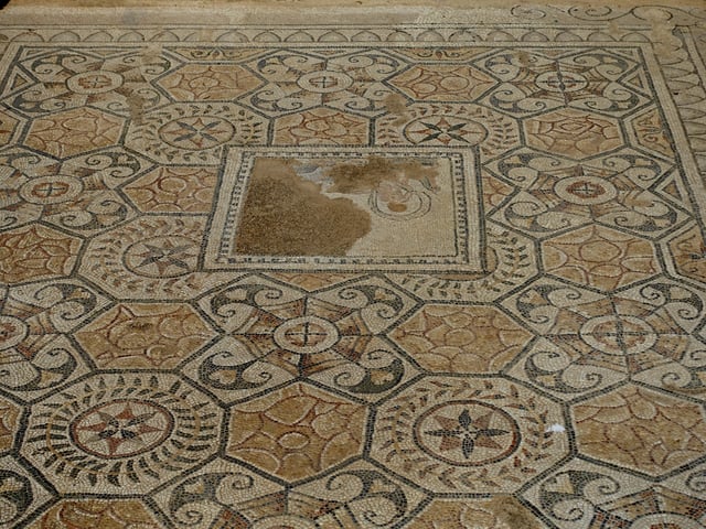 Roman mosaic in Nora