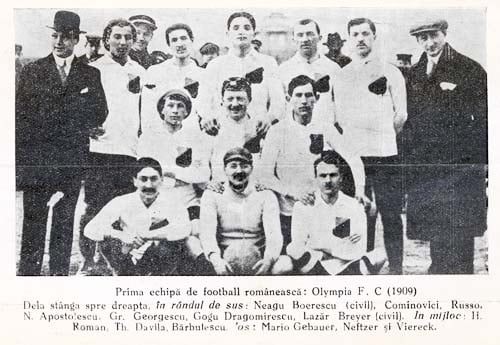 Olympia squad in 1909