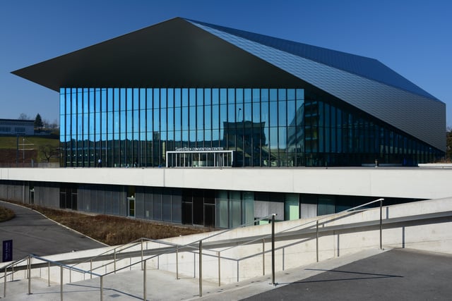 The SwissTech Convention Center.