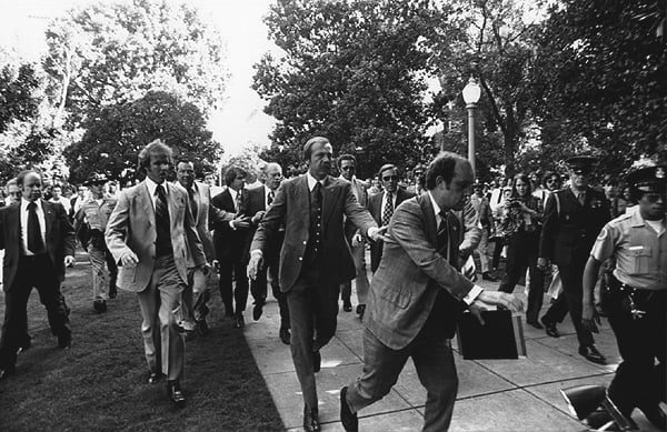 The 1975 assassination attempt of President Gerald Ford in Capitol Park.