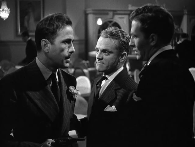 Bogart with James Cagney and Jeffrey Lynn in The Roaring Twenties