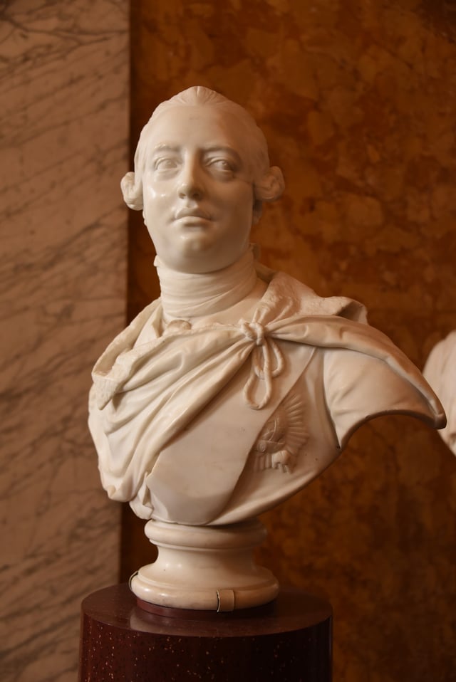 Bust by John van Nost the younger, 1767