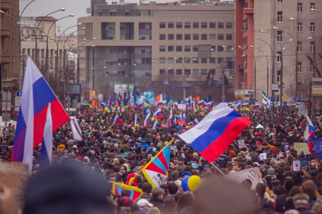 15 March anti-war protests, named the March of Peace, took place in Moscow a day before the Crimean referendum.