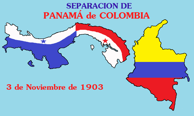 The separation of Panama from Colombia was formalized on 3 November 1903