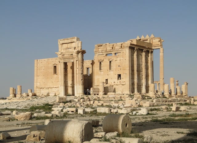 The Temple of Bel in Palmyra, which was destroyed by ISIL in August 2015
